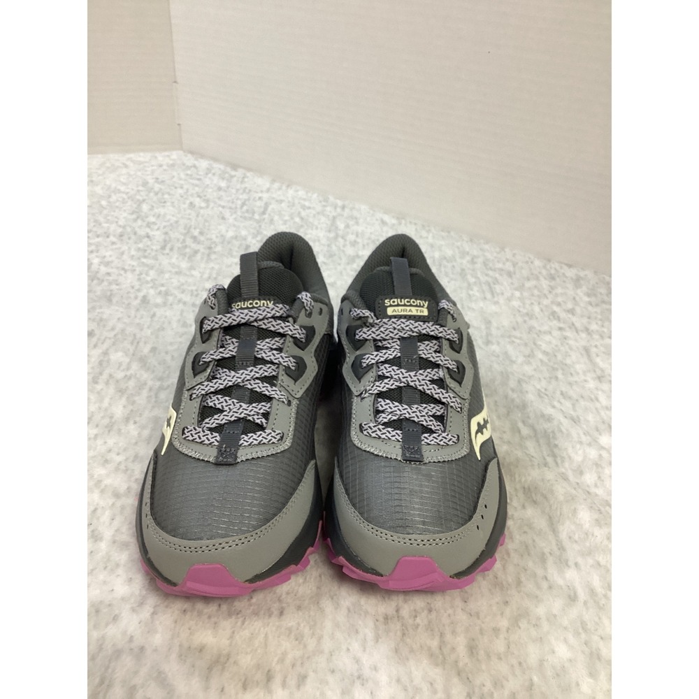 Saucony Aura TR Womens Trail Running Shoes Fossil Grape Grey Purple S10862-12 5